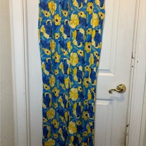Sesame Street Cookie Monster Pajama Pants - Blue and Yellow